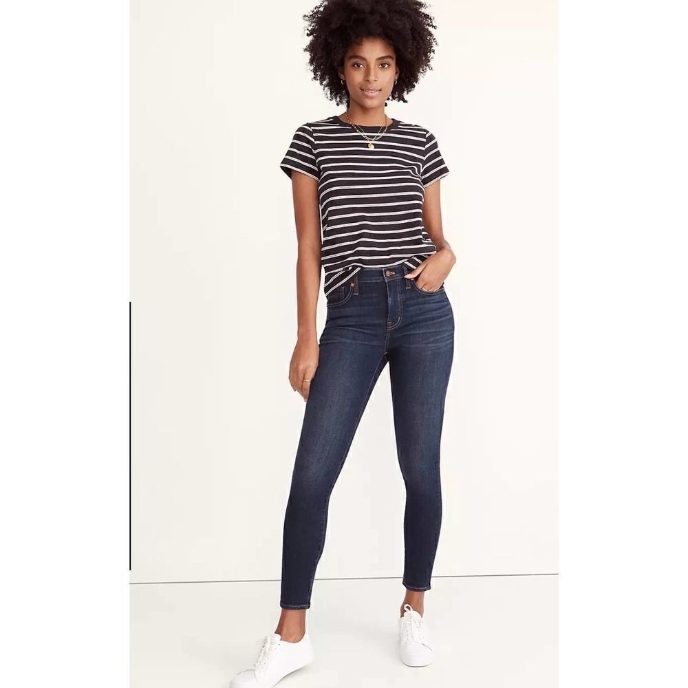 Madewell 9” mid rise skinny jeans women’s size 27 in Blayton wash